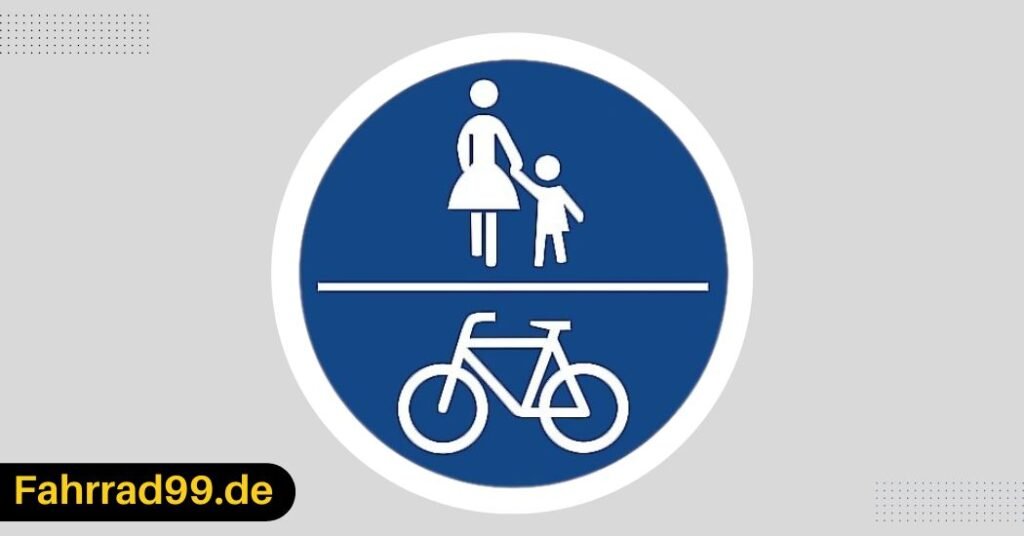 Gemeinsamer Rad- und Fußgängerweg