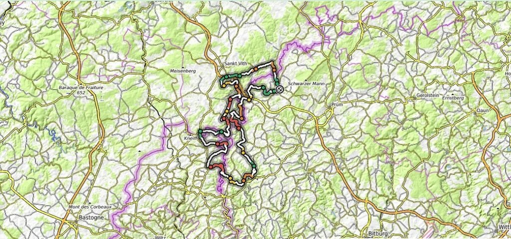 Verstecktes Kletterparadies an die Unser