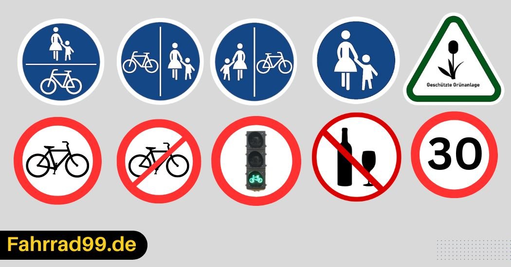 Worauf weist dieses verkehrszeichen hin fahrrad? Infografik enthalten