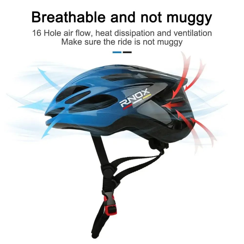 RNOX Neuer ultraleichter Fahrradhelm, Sicherheitskappe, Fahrradhelm für Damen und Herren, Rennrad, Ausrüstung, Rennrad, MTB, Erwachsene, Fahrradhelme