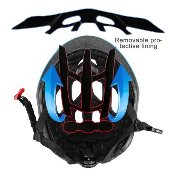 RNOX Neuer ultraleichter Fahrradhelm, Sicherheitskappe, Fahrradhelm für Damen und Herren, Rennrad, Ausrüstung, Rennrad, MTB, Erwachsene, Fahrradhelme - Image 6