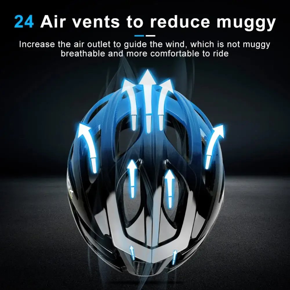 RNOX Neuer ultraleichter Fahrradhelm, Sicherheitskappe, Fahrradhelm für Damen und Herren, Rennrad, Ausrüstung, Rennrad, MTB, Erwachsene, Fahrradhelme