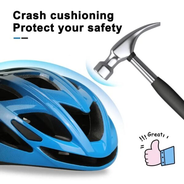 RNOX Neuer ultraleichter Fahrradhelm, Sicherheitskappe, Fahrradhelm für Damen und Herren, Rennrad, Ausrüstung, Rennrad, MTB, Erwachsene, Fahrradhelme - Image 5