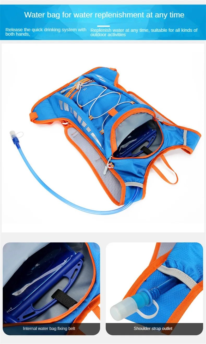 Outdoor Radfahren Rucksack Tragbare Wasserdichte Fahrrad Taschen Outdoor Sport Klettern Wandern Tasche MTB Rennrad Trink Rucksack