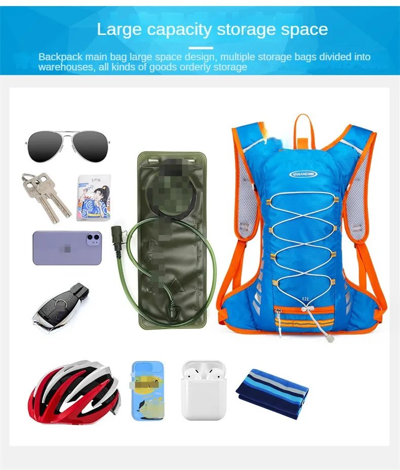 Outdoor Radfahren Rucksack Tragbare Wasserdichte Fahrrad Taschen Outdoor Sport Klettern Wandern Tasche MTB Rennrad Trink Rucksack