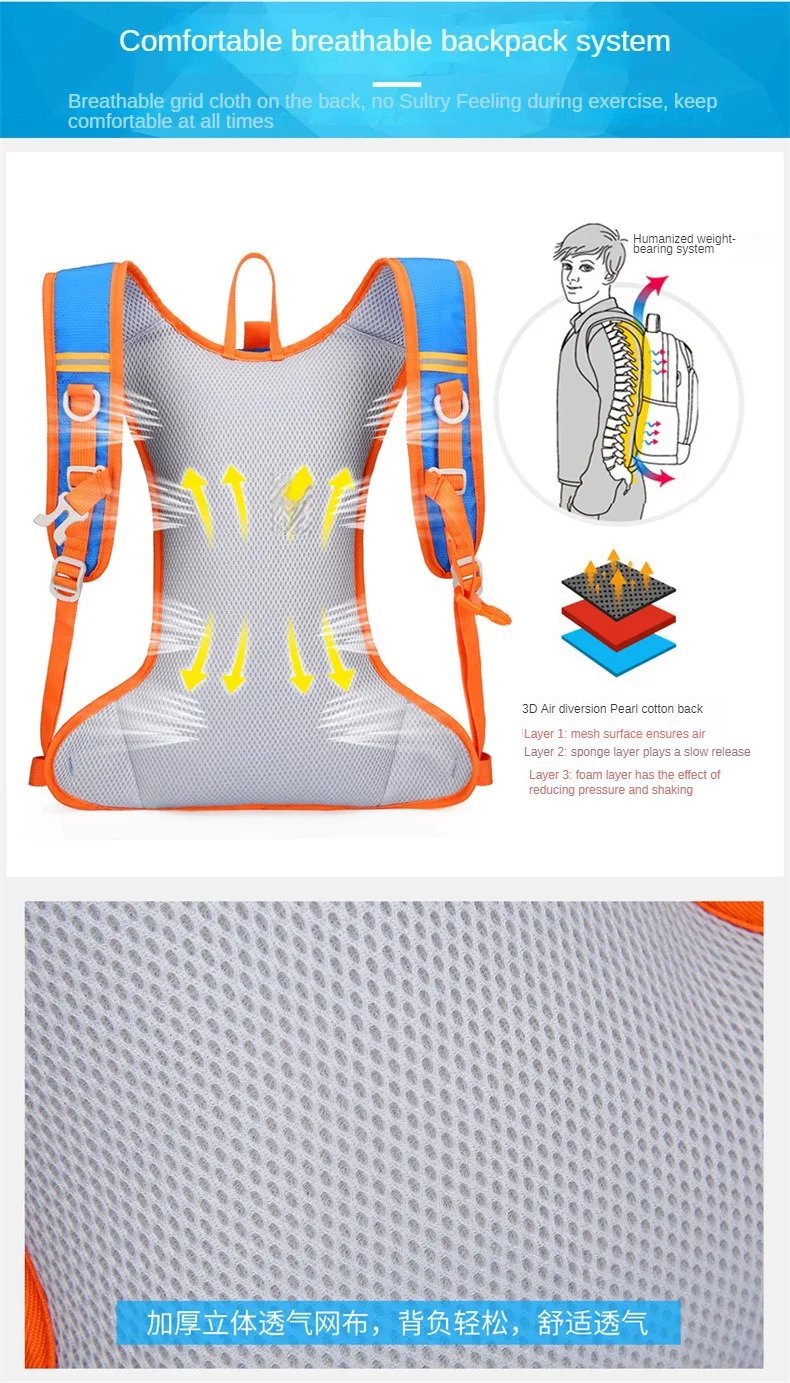 Outdoor Radfahren Rucksack Tragbare Wasserdichte Fahrrad Taschen Outdoor Sport Klettern Wandern Tasche MTB Rennrad Trink Rucksack