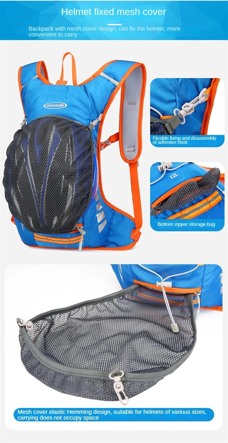 Outdoor Radfahren Rucksack Tragbare Wasserdichte Fahrrad Taschen Outdoor Sport Klettern Wandern Tasche MTB Rennrad Trink Rucksack