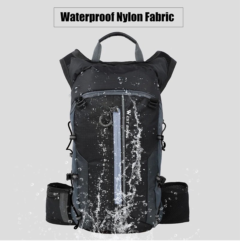 WEST RADFAHREN Ultraleicht Fahrrad Tasche 10L Sport Trink Rucksack Ergonomie MTB Rennrad Radfahren Wasser Tasche Im Freien Klettern Tasche