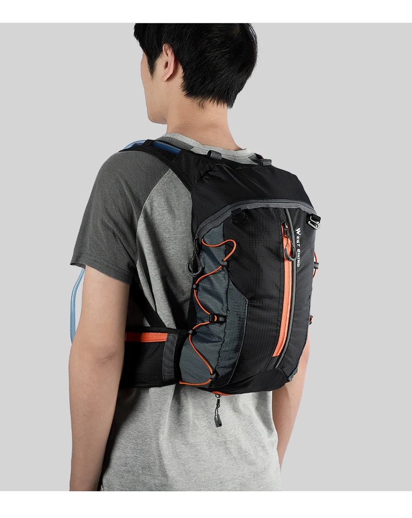 WEST RADFAHREN Ultraleicht Fahrrad Tasche 10L Sport Trink Rucksack Ergonomie MTB Rennrad Radfahren Wasser Tasche Im Freien Klettern Tasche
