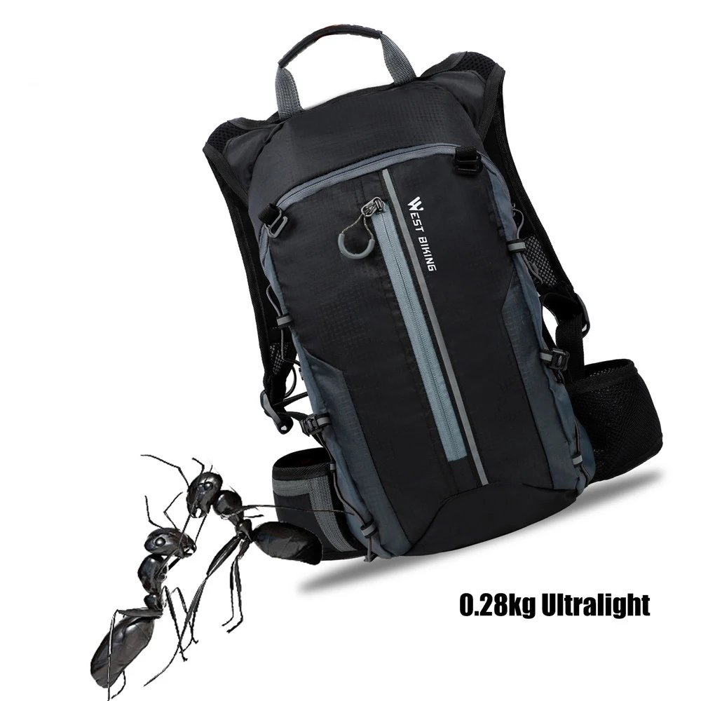 Wasserdichte Fahrradtasche, Fahrradrucksack, atmungsaktiv, 10 l, ultraleicht, Fahrrad-Wasserbeutel, Klettern, Radfahren, Trinkrucksack