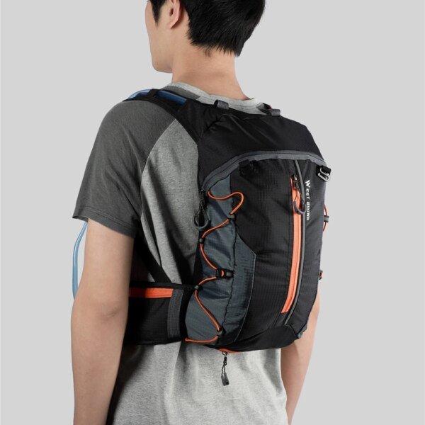 Wasserdichte Fahrradtasche, Fahrradrucksack, atmungsaktiv, 10 l, ultraleicht, Fahrrad-Wasserbeutel, Klettern, Radfahren, Trinkrucksack - Image 2