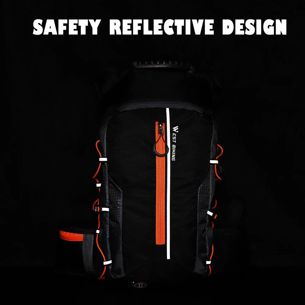 Wasserdichte Fahrradtasche, Fahrradrucksack, atmungsaktiv, 10 l, ultraleicht, Fahrrad-Wasserbeutel, Klettern, Radfahren, Trinkrucksack