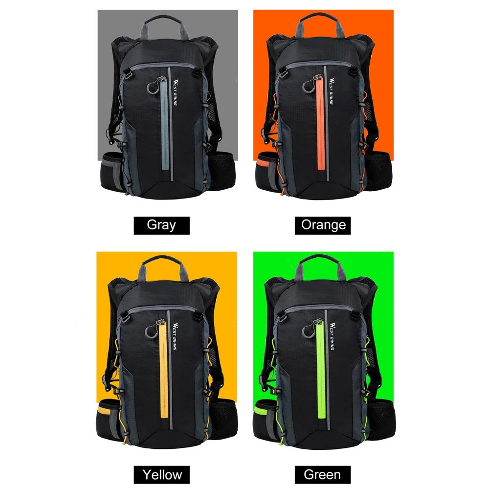 Wasserdichte Fahrradtasche, Fahrradrucksack, atmungsaktiv, 10 l, ultraleicht, Fahrrad-Wasserbeutel, Klettern, Radfahren, Trinkrucksack