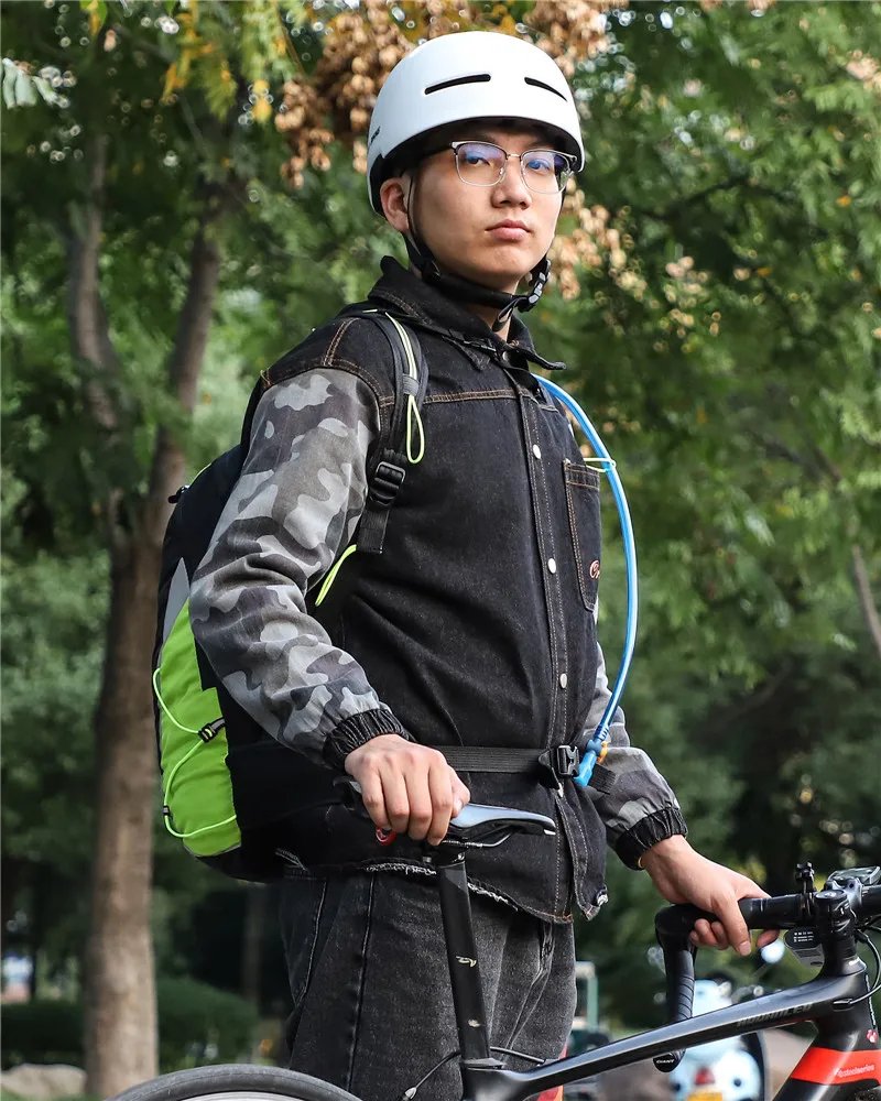 WEST BIKING 16L Fahrradrucksack, tragbar, atmungsaktiv, ultraleicht, Fahrradtasche, Outdoor, Sport, Klettern, Reisen, Wandern, Trinkbeutel
